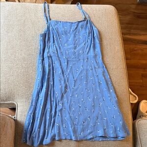 Cotton On Blue Floral Spaghetti Strap Dress